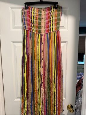 Large Bohemian Rainbow Dress